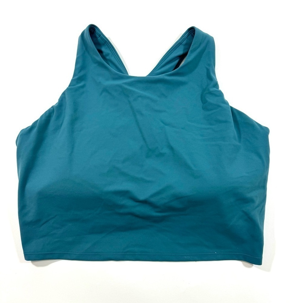Athleta Conscious Crop Tank Top D DD Green Size 1X